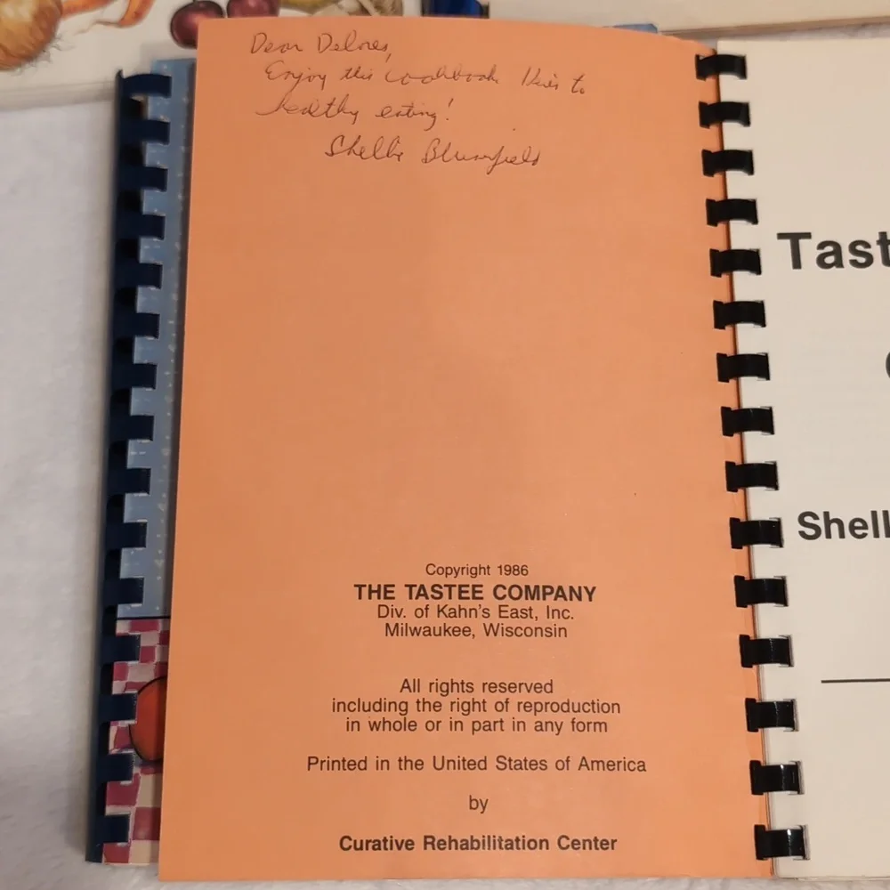 Assorted Spiral-Bound Cookbooks 1980-1990 retro used condition